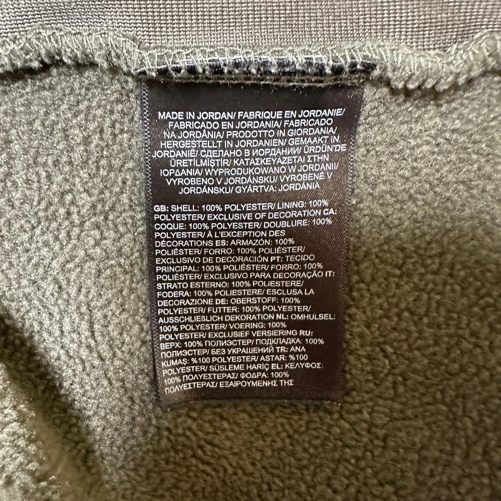 The North Face Teen Boys Denali Hooded Fleece Jacket Camo Green XL 14/16